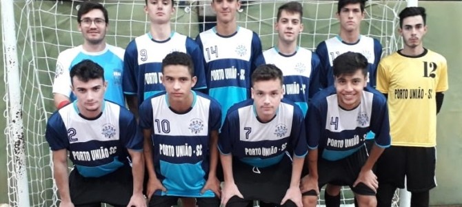 PORTO UNIÃO COMEÇOU BEM NO FUTSAL DOS JOGUINHOS DE SANTA CATARINA