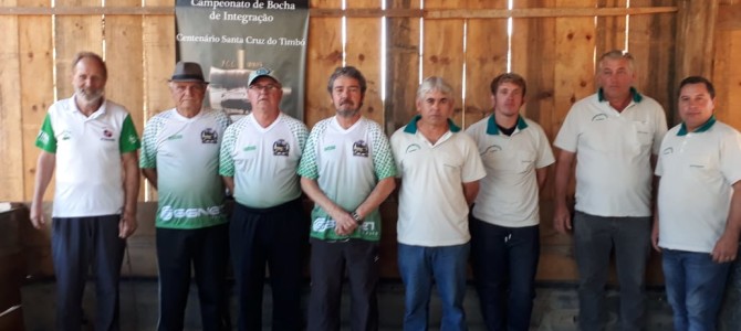 CAMPEONATO DE BOCHA INTEGRAÇÃO PORTO UNIÃO IRINEÓPOLIS