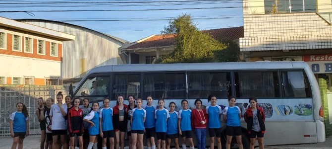 PORTO UNIÃO NO CATARINENSE DE BASQUETEBOL DA BASE FEMININO