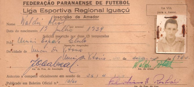 WALDIR ALIOT – O CANHÃO DO ESTÁDIO MUNICIPAL NA DÉCADA DE 1960.