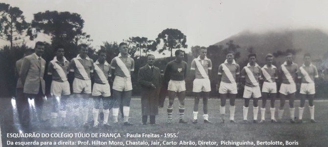 COLÉGIO TÚLIO DE FRANÇA DE UNIÃO DA VITÓRIA – AMISTOSOS ESCOLARES – 1955.