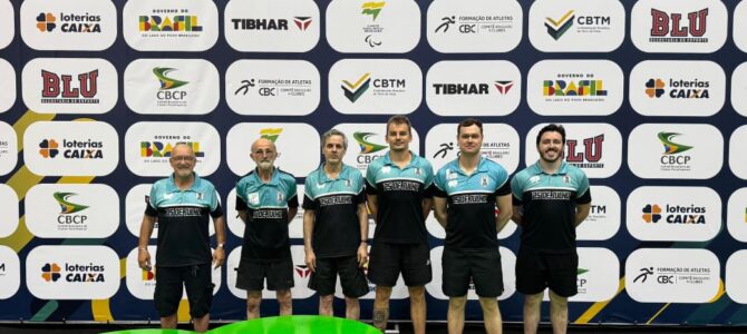 TÊNIS DE MESA DE PORTO UNIÃO CONQUISTA OURO NO BRASILEIRÃO INTERCLUBES