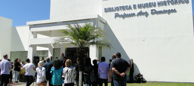 INAUGURAÇÃO DA BIBLIOTECA E MUSEU HISTÓRICO EM UNIÃO DA VITÓRIA-PR.