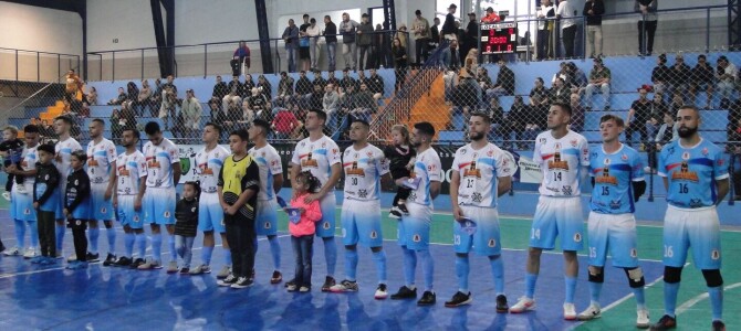 SFINGE FUTSAL X PINHAIS FUTSAL, EM UNIÃO DA VITÓRIA-PR, PELO PARANAENSE DA SÉRIE BRONZE.