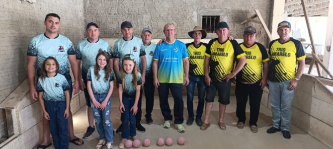 PRÉLIOS FINAIS DA BOCHA DO INTERIOR DE PORTO UNIÃO.