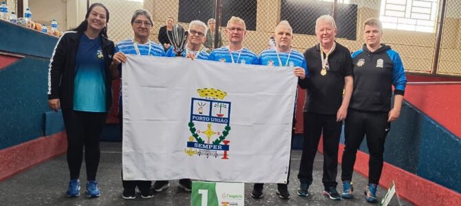 PORTO UNIÃO É CAMPEÃO DA FASE MACRORREGIONAL DOS JOGOS ABERTOS DE SANTA CATARINA NA MODALIDE DE BOCHA. PORTO UNIÃO É CAMPEÃO DA FASE MACRORREGIONAL DOS JOGOS ABERTOS DE SANTA CATARINA NA MODALIDE DE BOCHA.