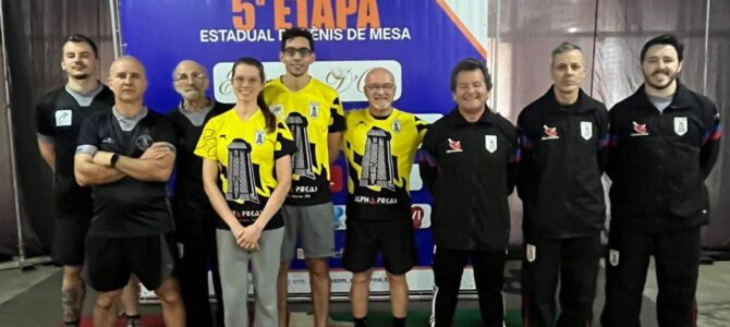 PORTO UNIÃO É DESTAQUE EM MAIS UMA ETAPA DO ESTADUAL DE TÊNIS DE MESA.