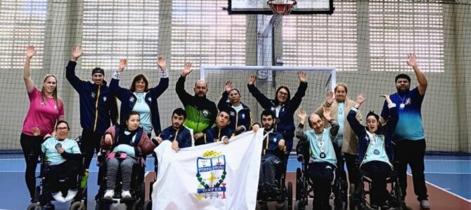 PORTO UNIÃO NO PÓDIO – CIRCUITO CATARINENSE DE BOCHA PARALÍMPICA.